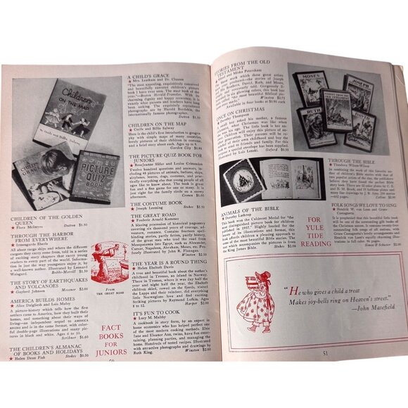 Vintage 1938 "A Christmas Bulletin Of The Best Books" catalogPowers Rare Mpls MN - Picture 13 of 16